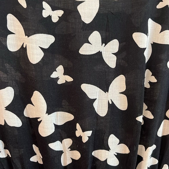 🦋 Y2K Vintage Circa 2006 Butterfly print Dress with zipper detail ✨ - Picture 6 of 17